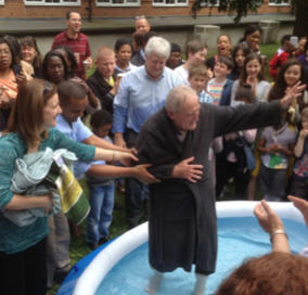 Alex Inglis, at the age of 80, put on Christ in the waters of baptism