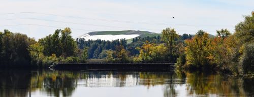 The Coventry landfill looms over the South Bay of Lake Memphremagog