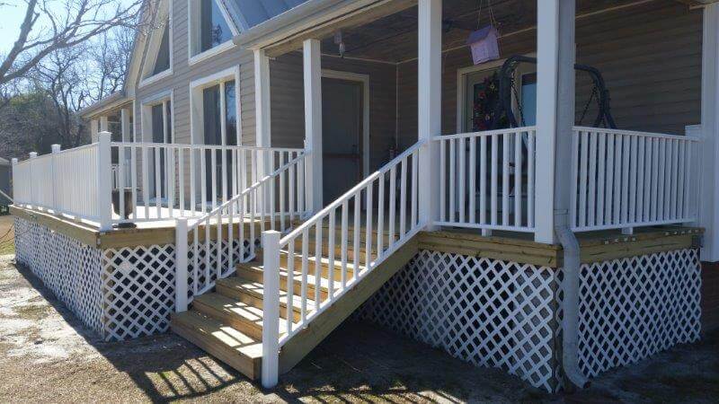 Stairs and fence - Home Craftsmanship in Richlands, NC