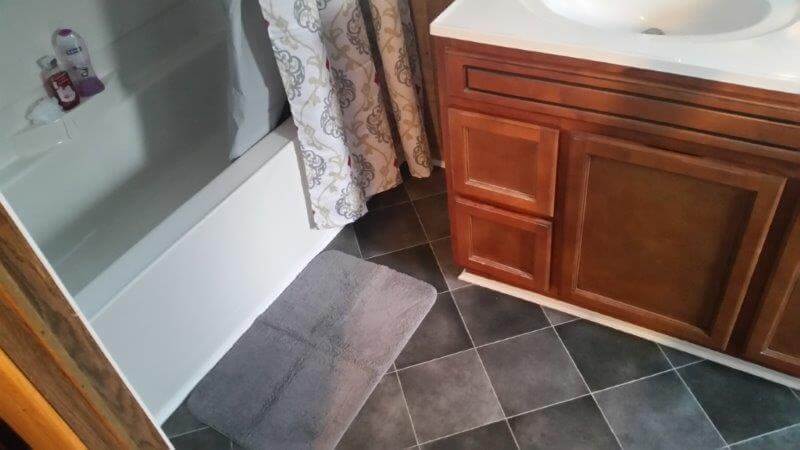 Bathroom floor - Home Craftsmanship in Richlands, NC