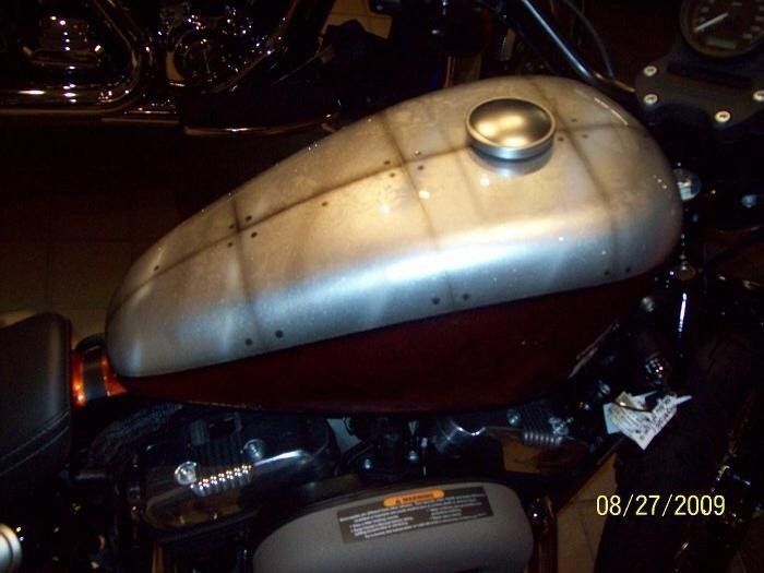 A picture of a motorcycle was taken on 08/27/2009