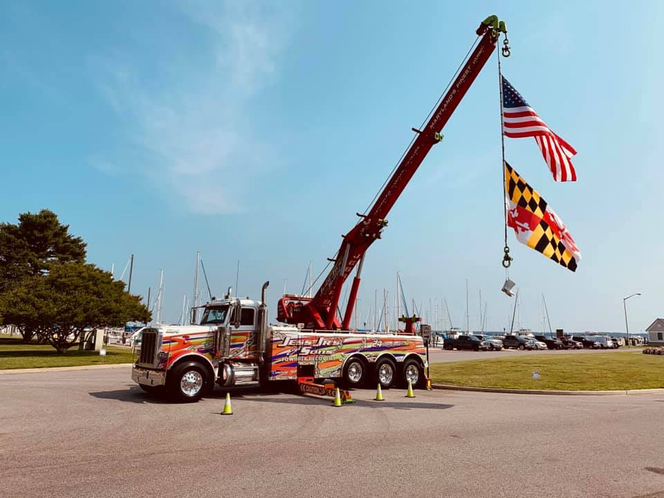 Towing Truck — Cambridge, MD — Jess Jr's & Sons Body Shop