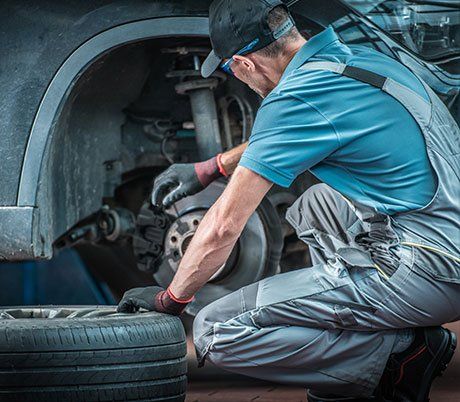 Man Repairing the Car — Cambridge, MD — Jess Jr's & Sons Body Shop