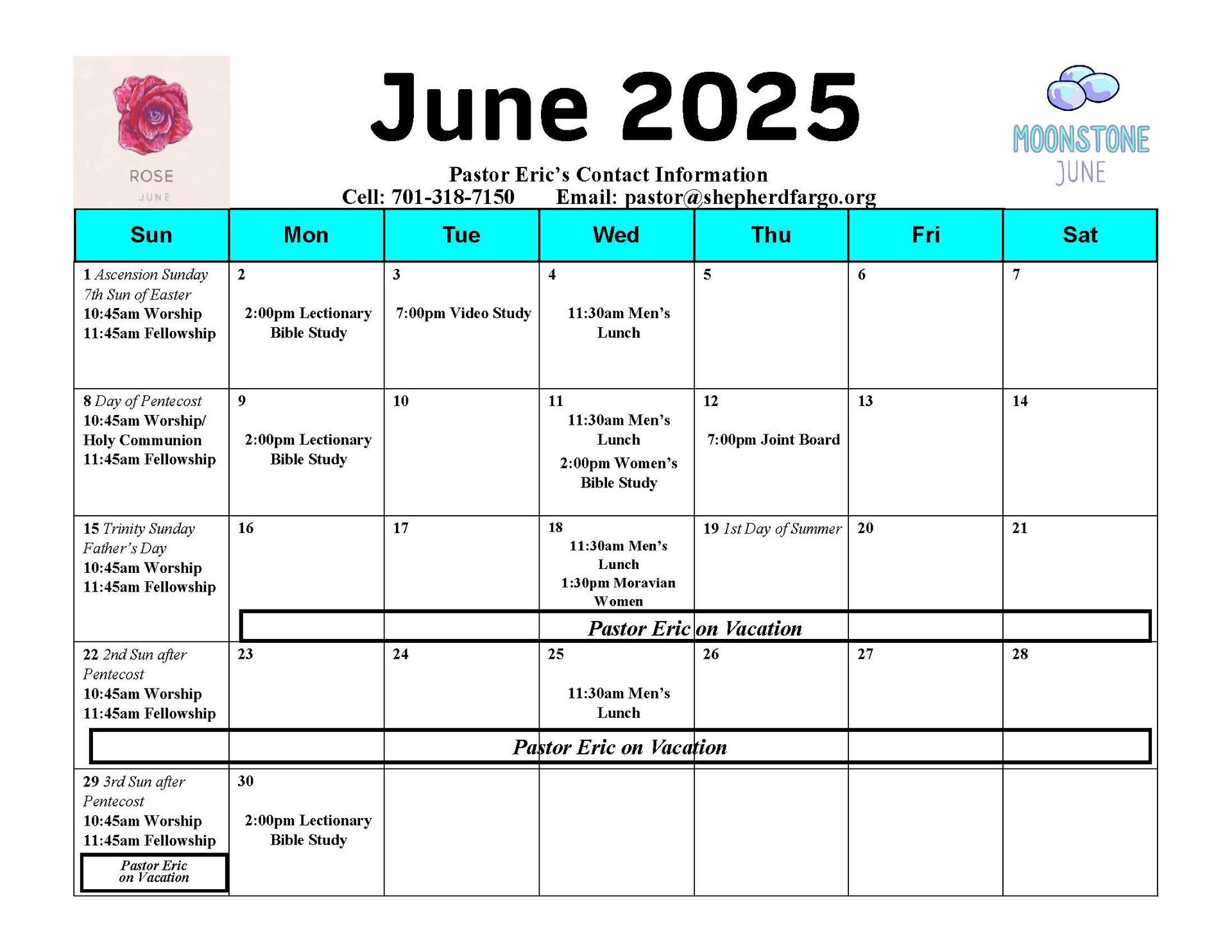 events calendar
