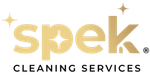 A logo for a company called spek cleaning services