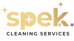 A logo for a company called spek cleaning services