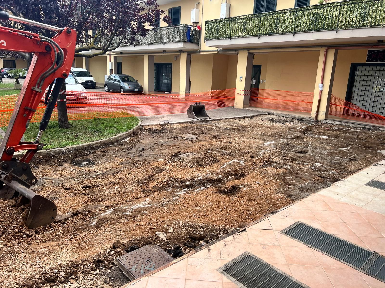 Scavo terreno