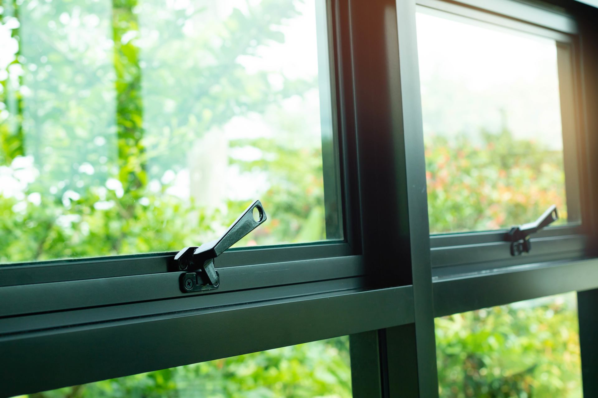 Windows — Black Window Latch Handle in Marysville, Washington