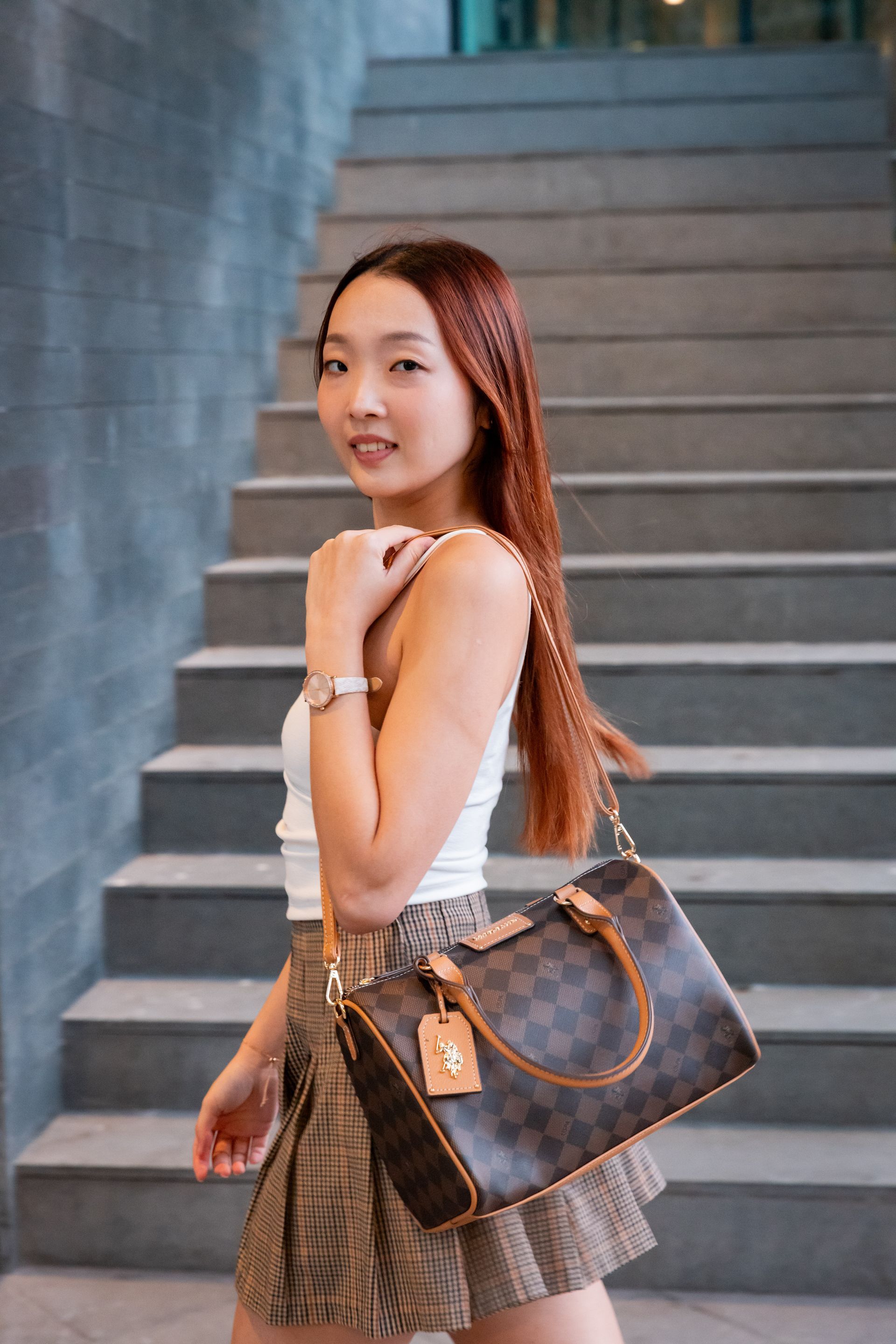 Cartera Diamond Satchel U.S. Polo Assn.