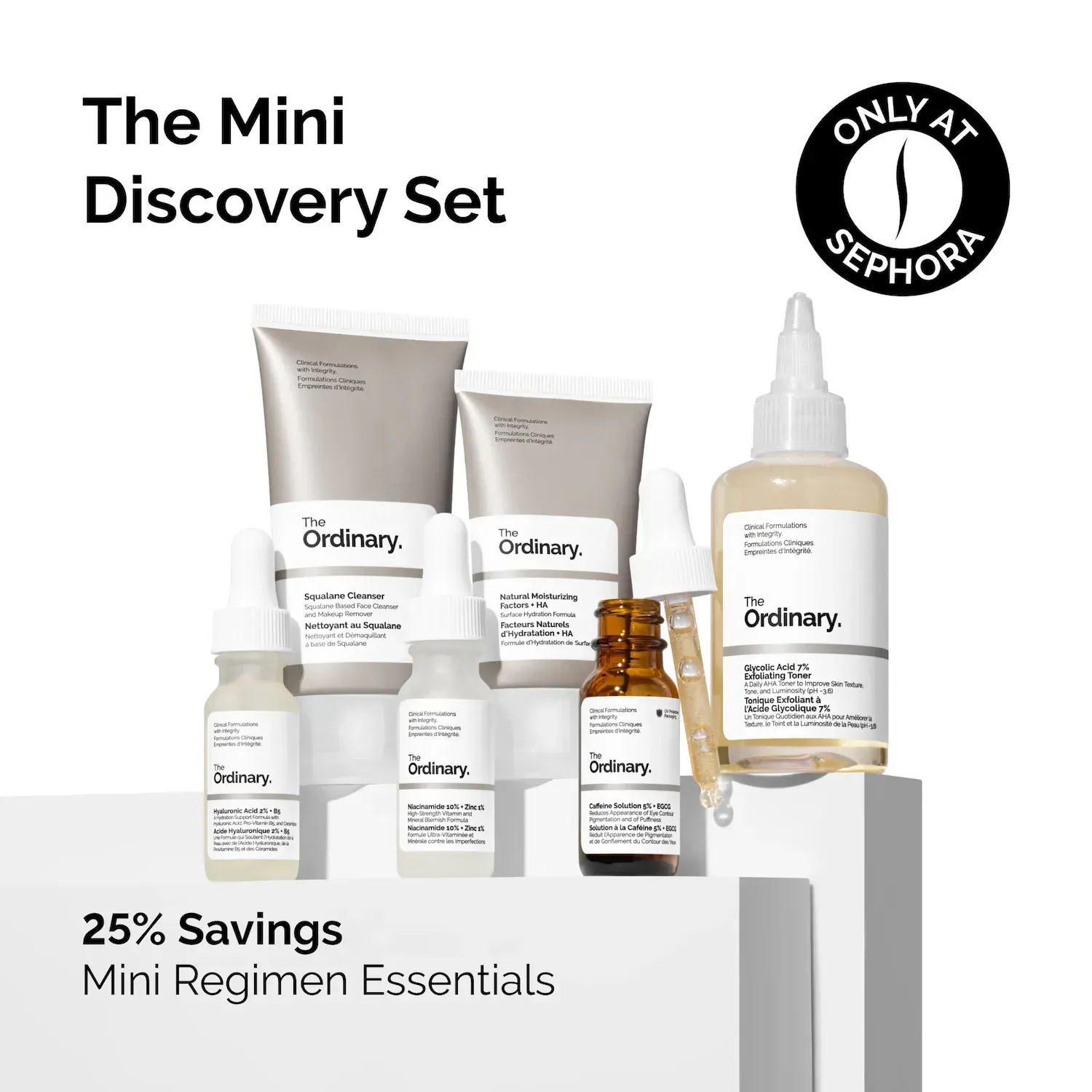Mini Set de descubrimiento The Ordinary