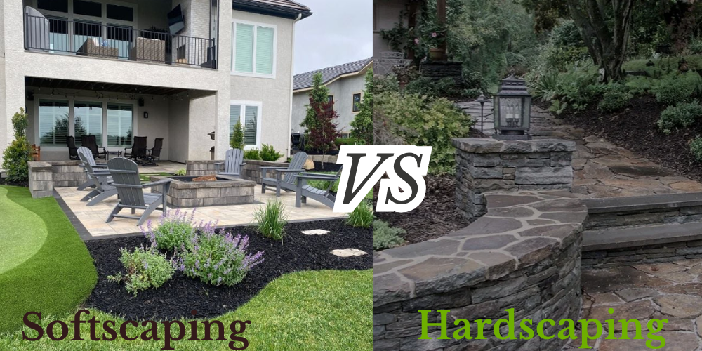 Hardscaping vs. Softscaping