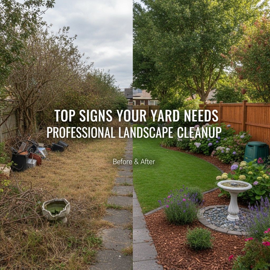 Top Signs Your Yard Needs Professional Cleanup