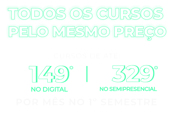 Últimos dias! Graduação Estácio com até 70%* de bolsa no curso todo
