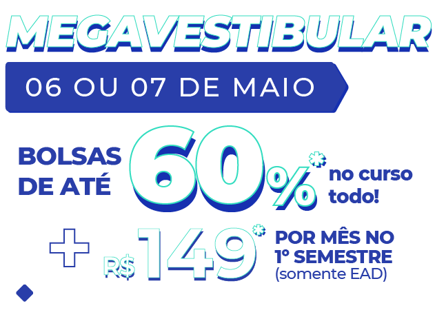 Últimos dias! Graduação Estácio com até 70%* de bolsa no curso todo