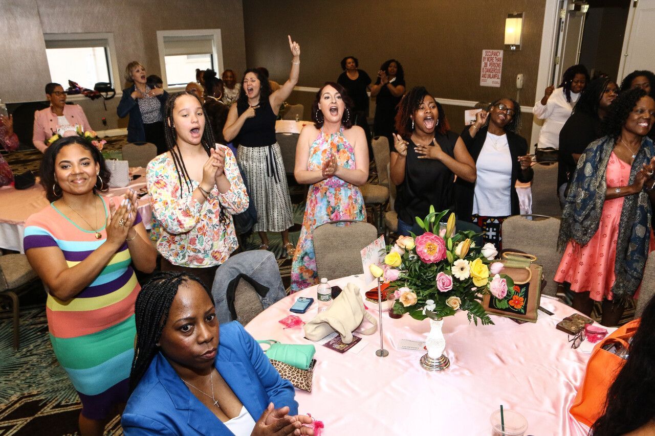 Church members doing Praise and Worship in an event at Overflow Christian Center
