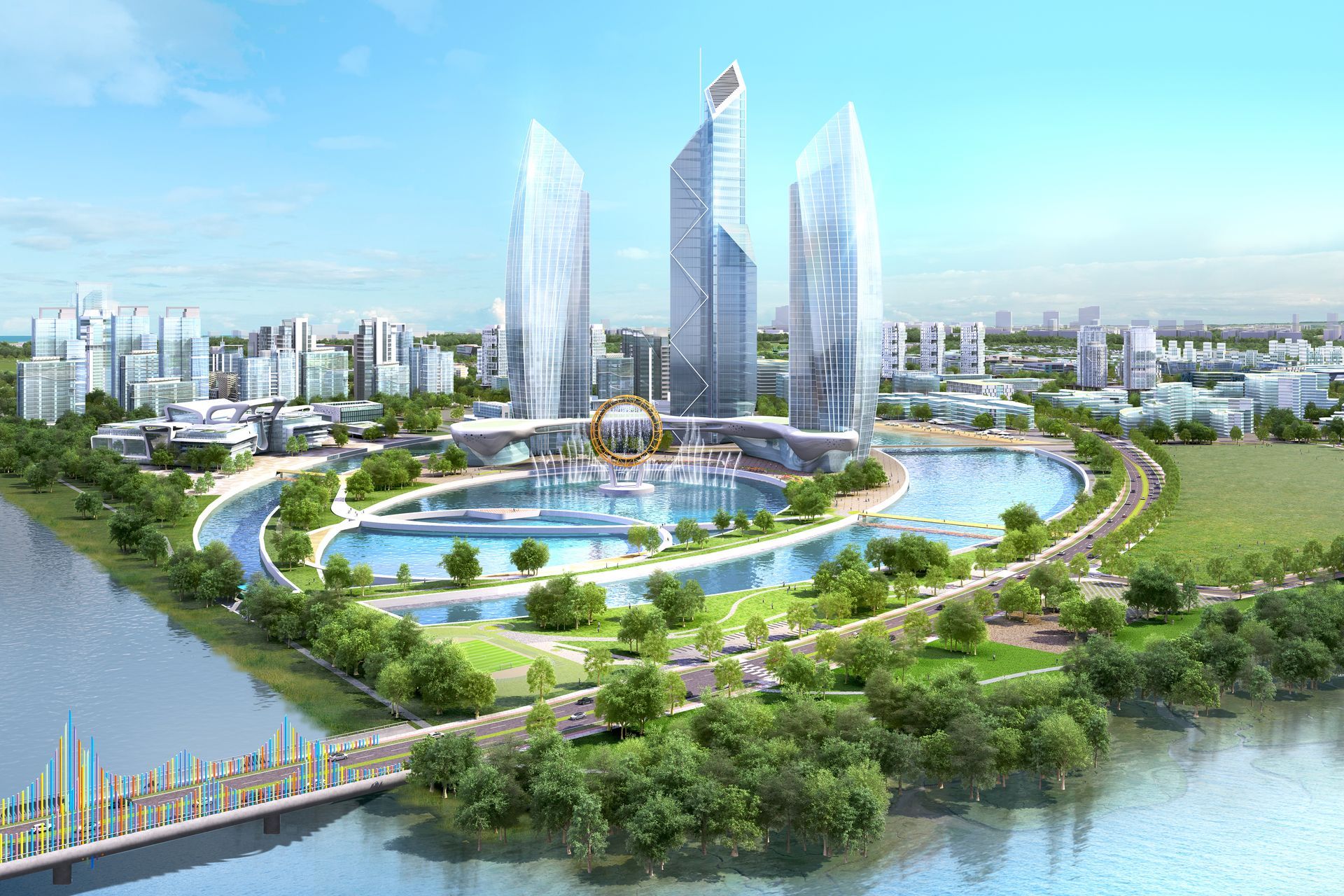 An image depicting a site where new international schools in Korea may one day be based
