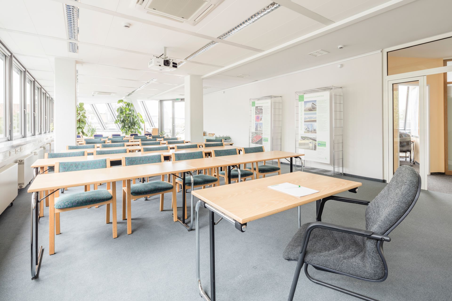 An image depicting the inside of a classroom at an international school in Korea