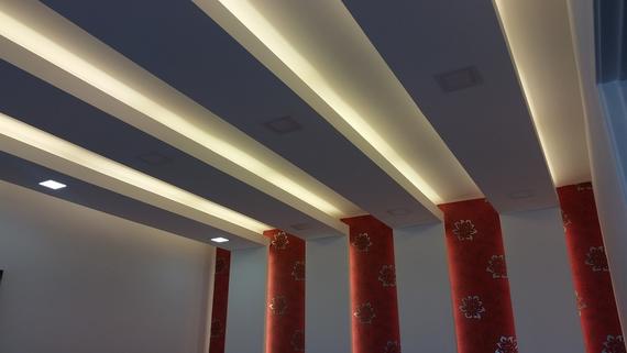 Top Beauty Plasterglass Ceiling -Door Entrance Design