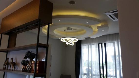 Top Beauty Plasterglass Ceiling - Living Hall Design