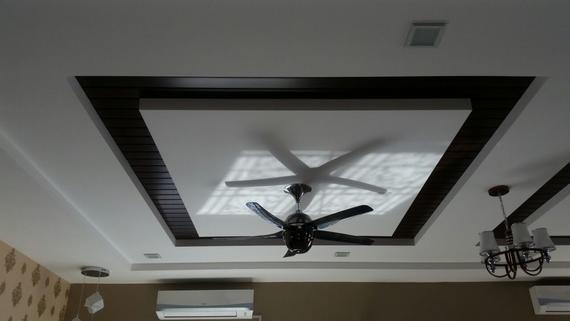 Top Beauty Plasterglass Ceiling - Living Hall Design