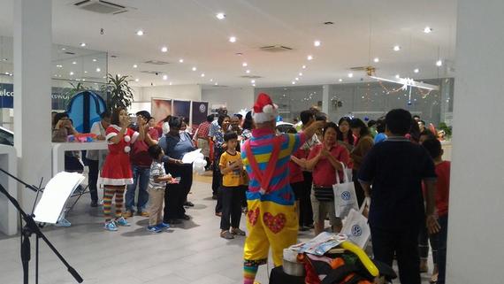 Top Beauty Plasterglass Ceiling completed project for Volkswagen Showroom