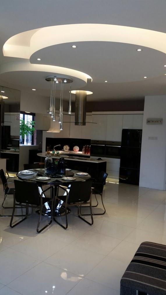 Top Beauty Plasterglass Ceiling - Living Hall Design