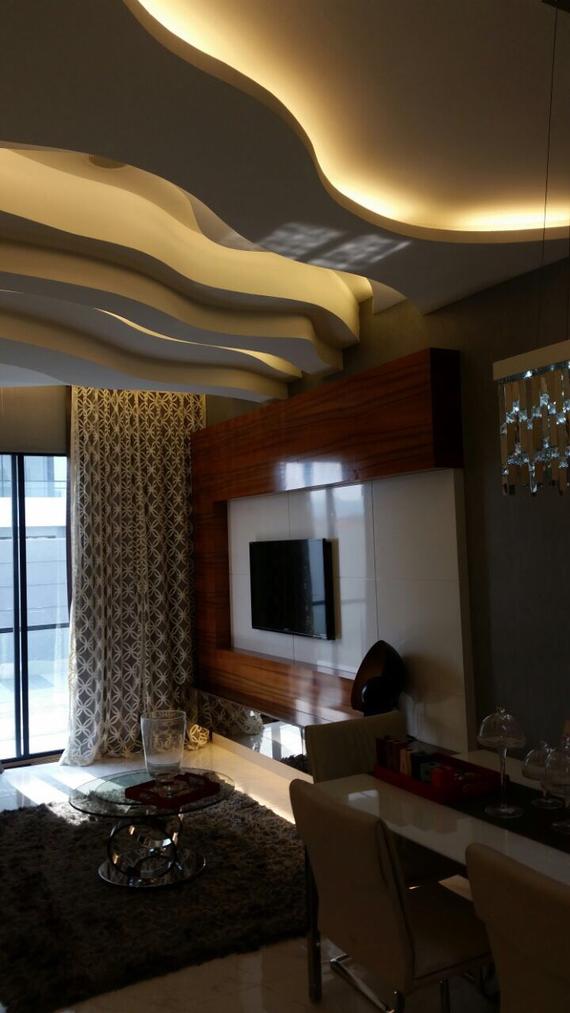 Top Beauty Plasterglass Ceiling - Living Hall Design