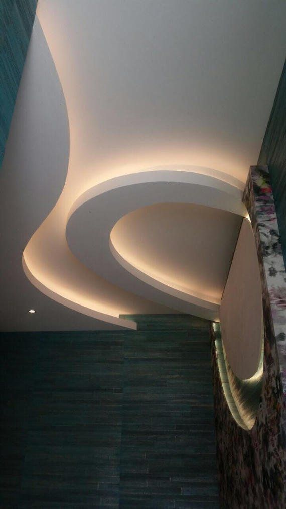 Top Beauty Plasterglass Ceiling - Living Hall Design