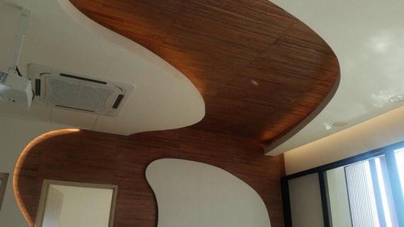 Top Beauty Plasterglass Ceiling - Living Hall Design