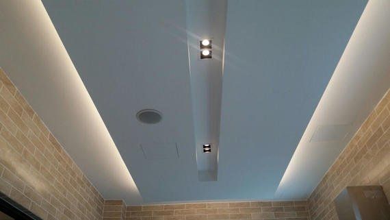 Top Beauty Plasterglass Ceiling - Living Hall Design