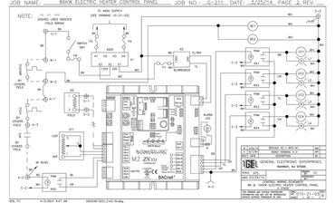 Schematic diagram of an electric motor control system, labeled with components and connections.
