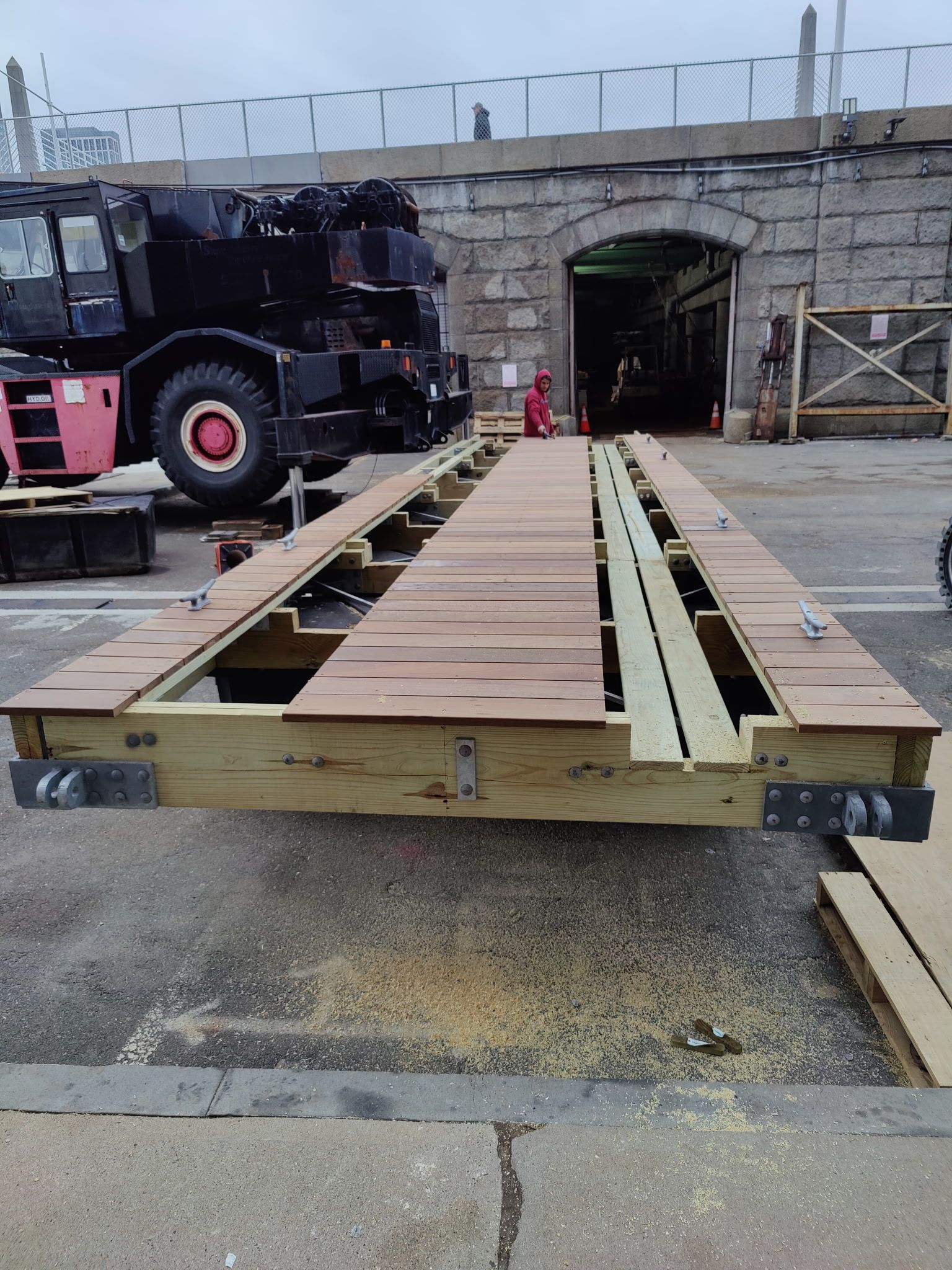 Dock Construction Underway