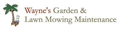 Waynes Garden and Lawn Mowing Maintenance business logo