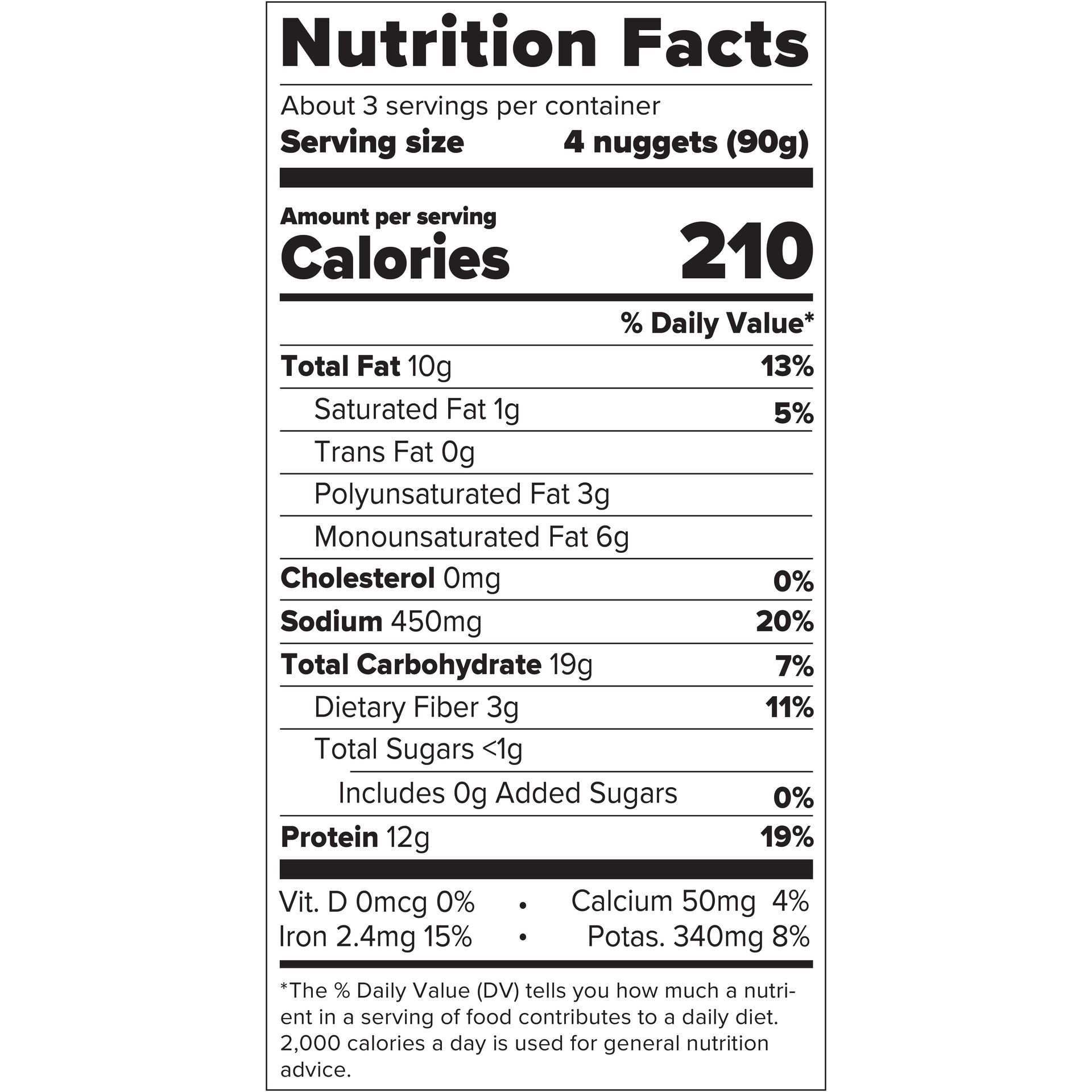 Nutrition & Ingredients