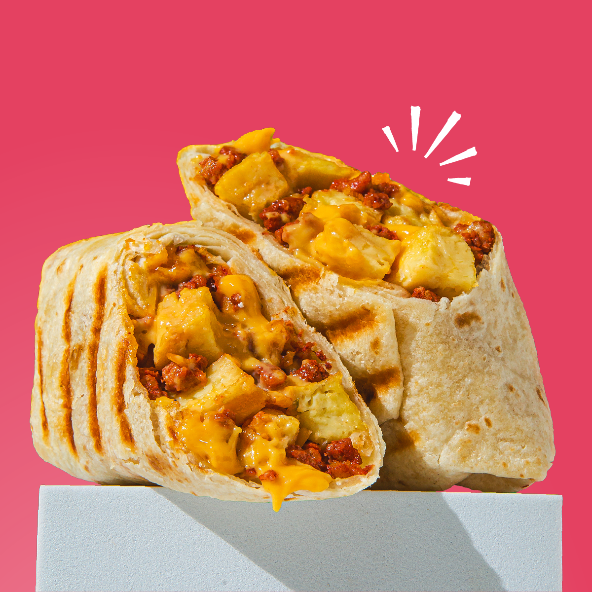 Bac'n Scramble Breakfast Burrito