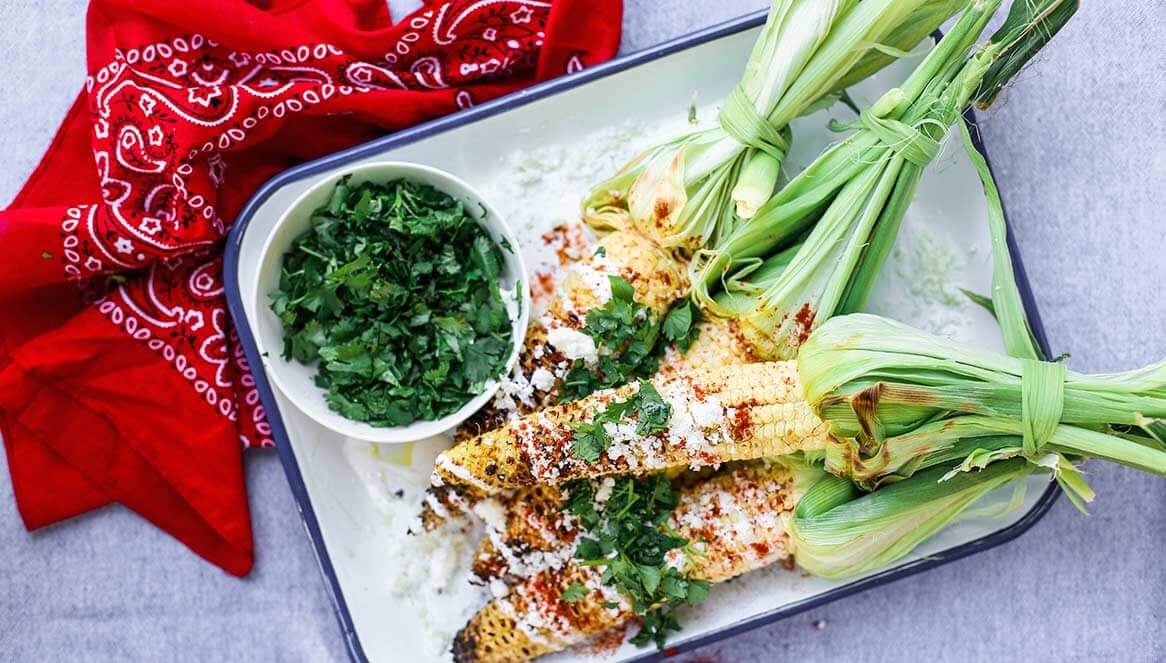 Vegan Grilled Mexican Street Corn Elotes
