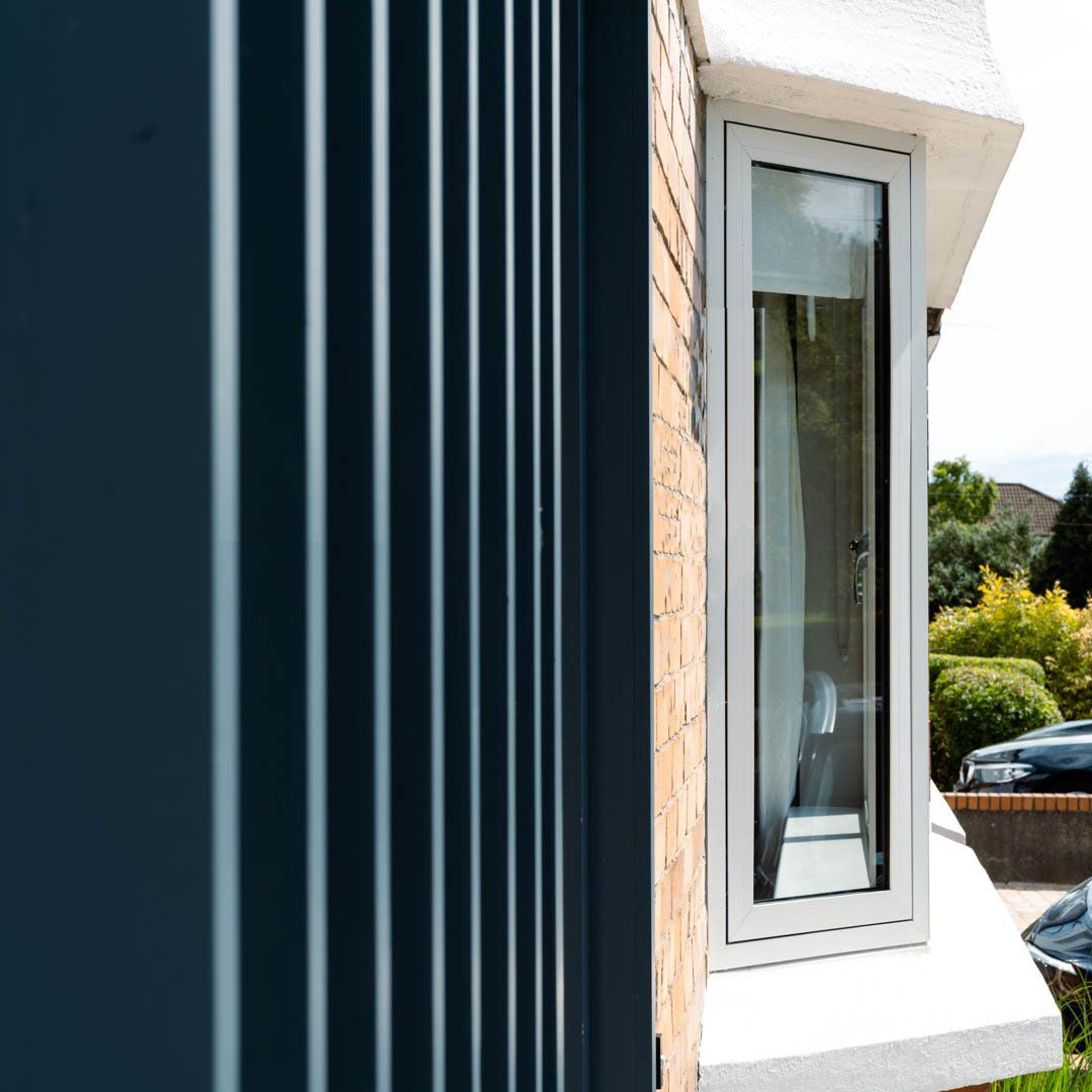 close up of timber fins