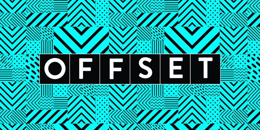 The logo for the design conference OFFSET