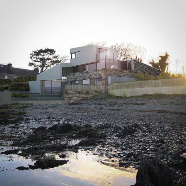 Dramatic contemporary dwelling on an incredible coastal site in Blackrock, Dublin