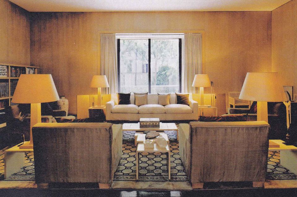 Living room designed Jean-Michel Frank