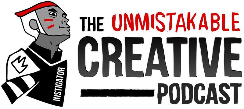 Podcast for Creative Inspiration: The Unmistakable Creative Podcast Logo