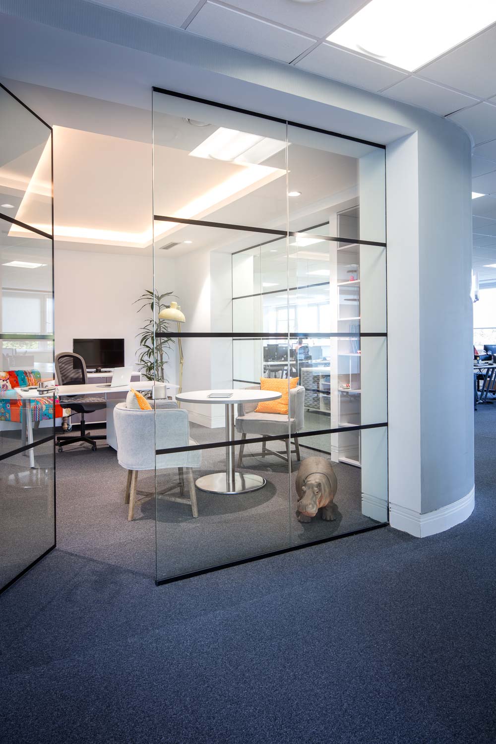 Office space of Just Eat headquarter in Dublin designed by Dublin Design Studio