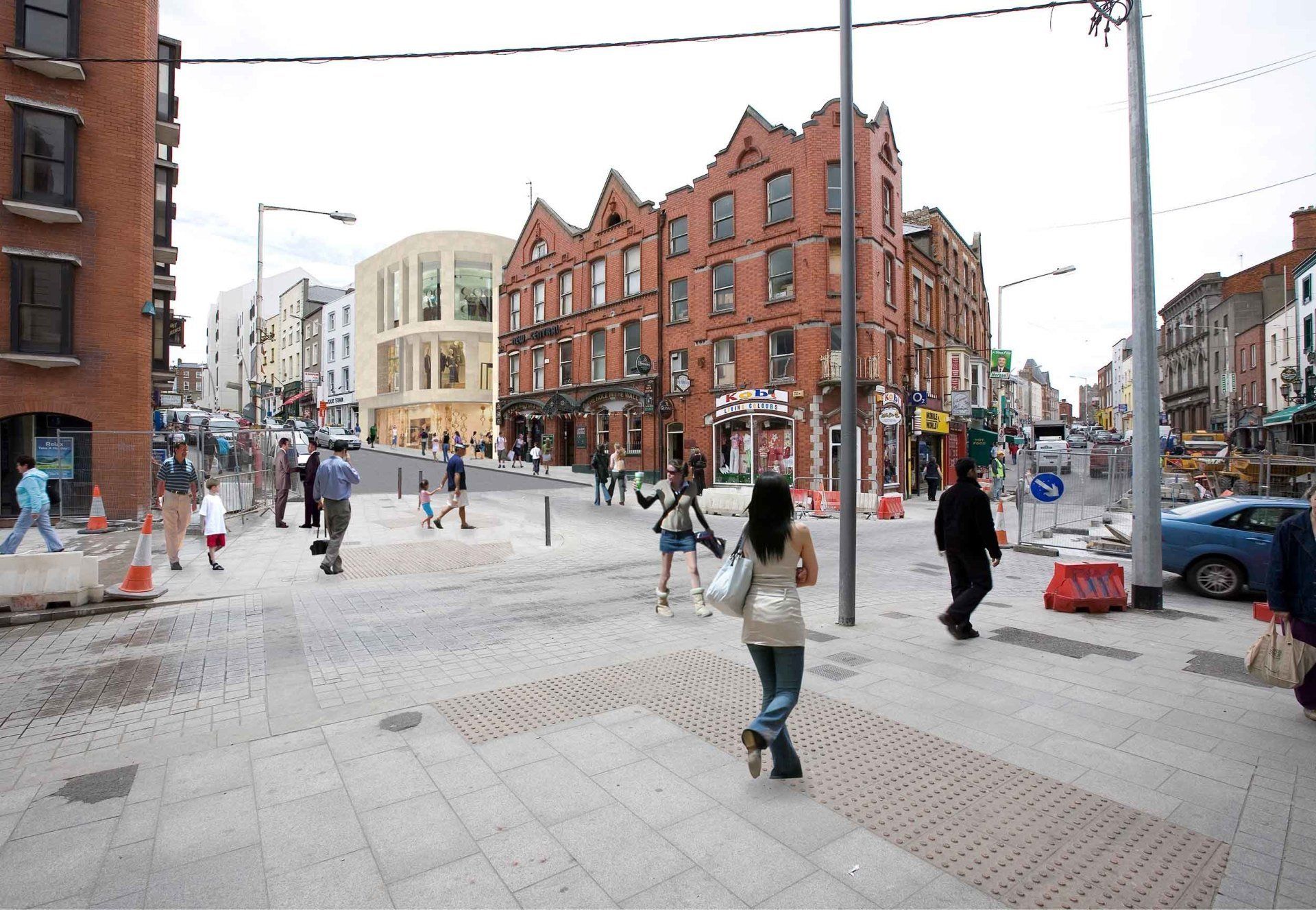 Street view from the Laurencetown Centre designed by 'Dublin Design Studio'
