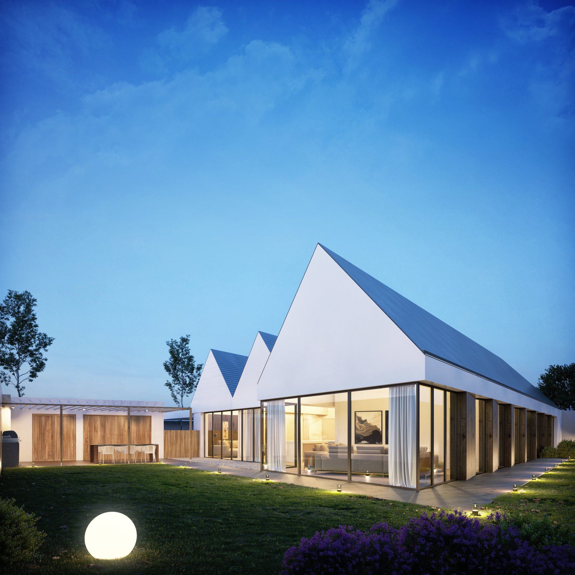 Exterior of the design for Perrystown located in South Dublin project by 'Dublin Design Studio'