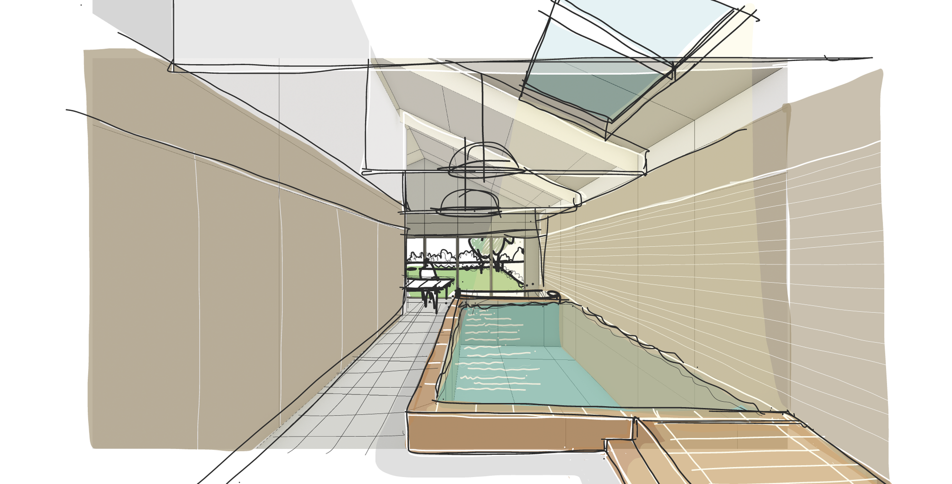 Design of an accessible swimming pool