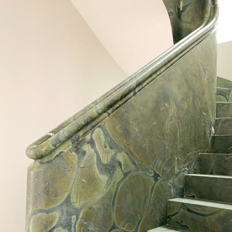 Marble staircase in sandymount house