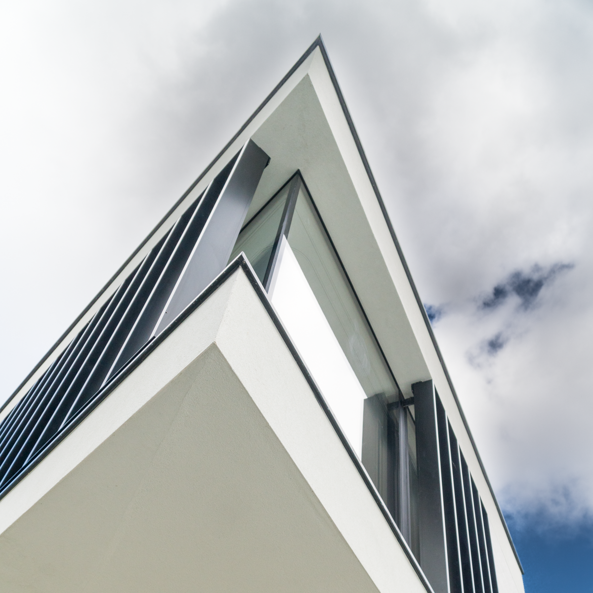 Street elevation of a new dwelling in Blackrock