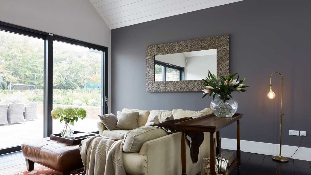 Living room of the White Lodge designed by Dublin Design Studio