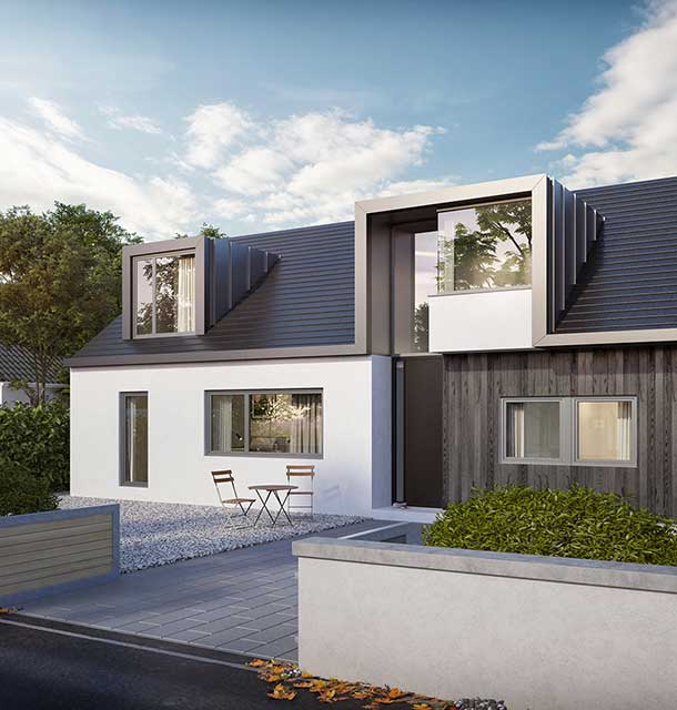 Refurbishment project designed by Dublin Design Studio located in Blackrock, County Louth