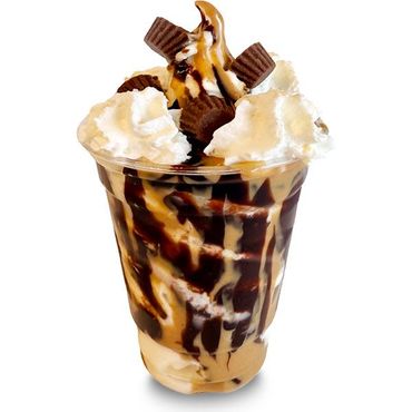 Reese Peanut Butter in a cup sundae